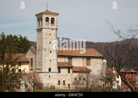 Église médiévale à Cividale del Friuli, Italie Banque D'Images