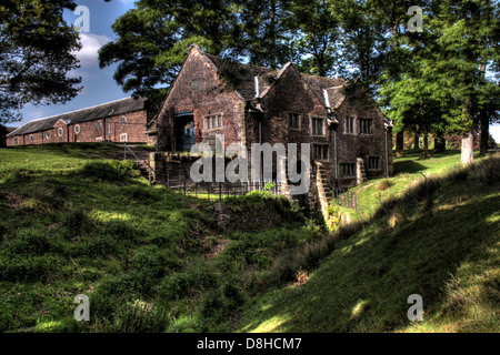 Le vieux moulin Dunham Massey NT Angleterre Cheshire WA14 4SJ Banque D'Images