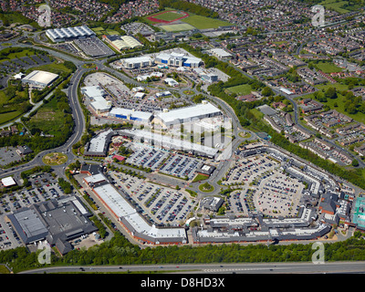 Centre Commercial Cheshire Oaks Retail, Ellesmere Port, au nord ouest de l'Angleterre Banque D'Images