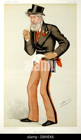 JAMES PATRICK MAHON (1800-1891) dans un nationaliste irlandais cartoon par Spy publié dans Vanity Fair en 1885 Banque D'Images