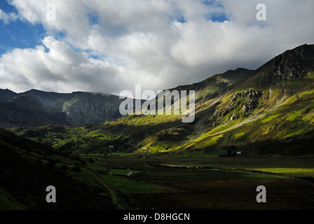 Foel Goch, Y Garn, gamme Glyderau, parc national de Snowdonia, Pays de Galles, Grande-Bretagne, Royaume-Uni, Cymru Banque D'Images