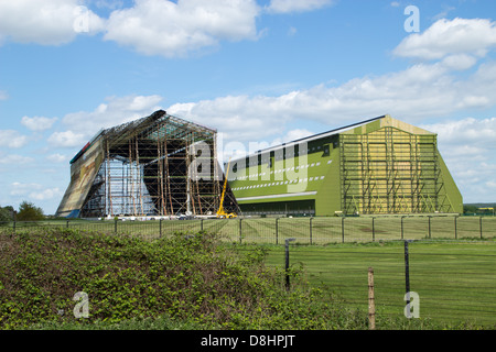 Cardington airship hangars sont réparés Banque D'Images