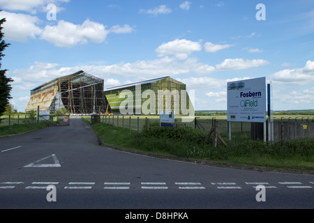 Cardington airship hangars sont réparés Banque D'Images