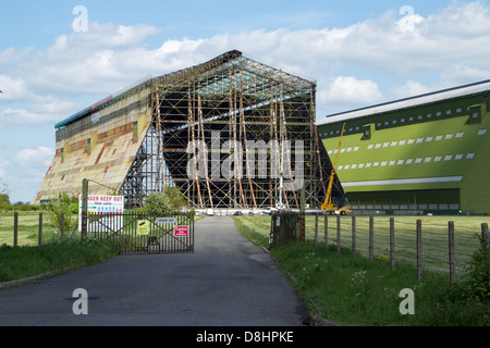 Cardington airship hangars sont réparés Banque D'Images