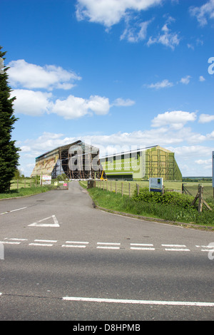 Cardington airship hangars sont réparés Banque D'Images