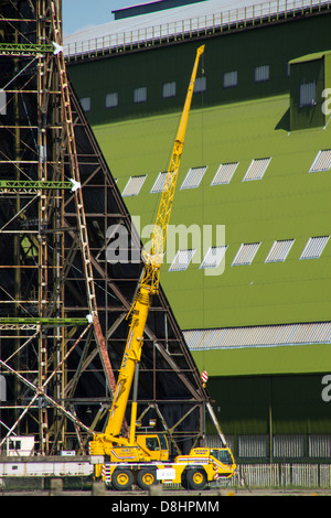 Cardington airship hangars sont réparés Banque D'Images