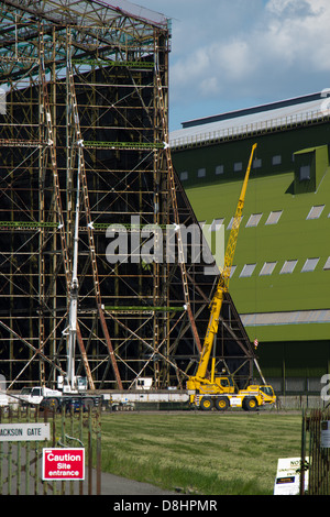 Cardington airship hangars sont réparés Banque D'Images