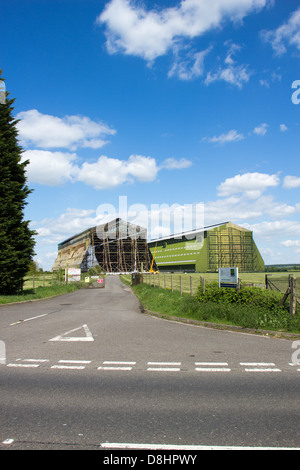 Cardington airship hangars sont réparés Banque D'Images