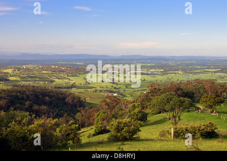 Vue panoramique sur Hunter Valley Australie NSW Banque D'Images