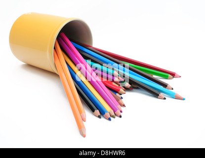 Crayons de couleur Banque D'Images