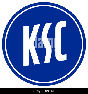 Logo de l'équipe de football allemande Karlsruher SC. Banque D'Images