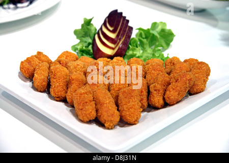 Fried Meatball des aliments asiatiques. Banque D'Images