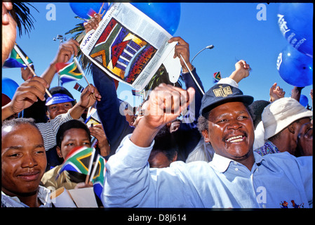 Lancement de la nouvelle Constitution,Défilé,Cap,mai,1996 Banque D'Images