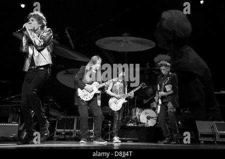 Les Rolling Stones effectuer pendant leur '50 et le décompte' tour à Toronto, Ontario, Canada. 05.25.13 Centre Air Canada Banque D'Images