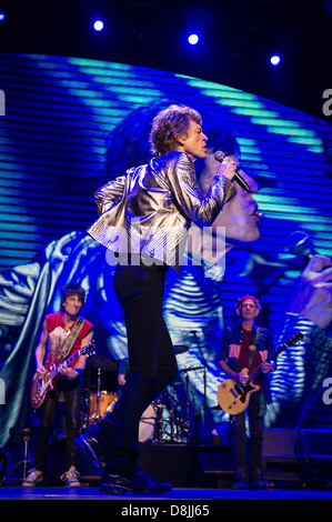 Les Rolling Stones effectuer pendant leur '50 et le décompte' tour à Toronto, Ontario, Canada. 05.25.13 Centre Air Canada Banque D'Images