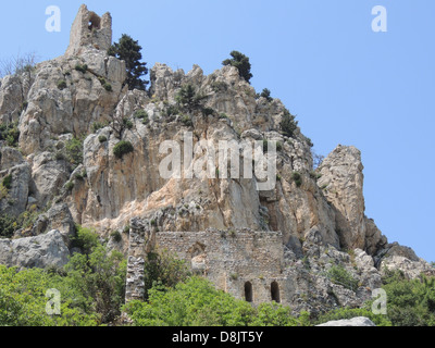 Château St Hilarion, Kyrenia (Girne) Chypre du Nord. Photo Tony Gale Banque D'Images