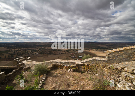 Un après-midi d'automne à Monsaraz. Alentejo, Portugal. Banque D'Images