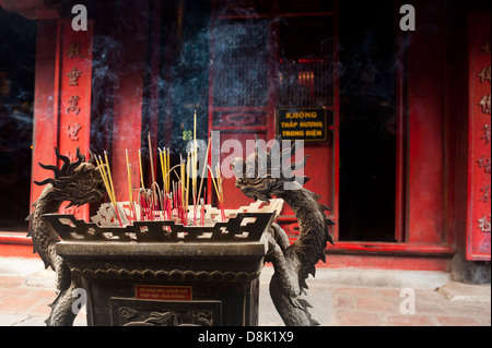 Hanoi, Vietnam - Temple de la littérature Banque D'Images