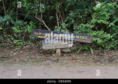 Boue, Pilas de barro, Bulle, signe, Parc National de Rincon de la Vieja, Costa Rica Banque D'Images