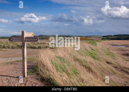 Parc naturel de CLEY Marshes sur la côte nord de Norfolk Banque D'Images