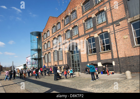 Le Musée des sciences et de l'industrie (MOSI) à Manchester, Angleterre Banque D'Images