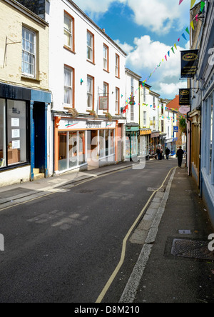 Falmouth High Street. Banque D'Images