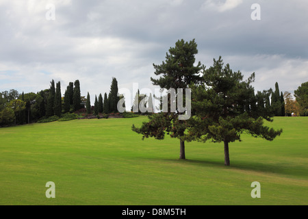 Un parc-jardin Sigurta en Italie. Banque D'Images