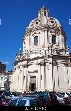 L'Italie, Lazio, Rome, Église Santa Maria di Loreto. Banque D'Images