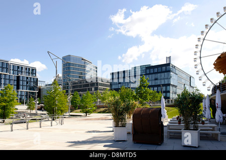 Grande roue Terrasses Marco Polo, Hambourg, Allemagne Banque D'Images