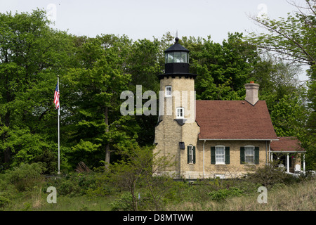 Le lac white light station en fin d'après-midi. Banque D'Images