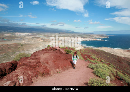 Marcher sur le Montana Rocha Banque D'Images