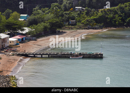 Sainte Lucie Marigot Bay, île des Caraïbes Banque D'Images