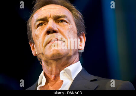 Acteur Robert Lindsay parle de sa carrière sur scène à Hay Festival 2013 Hay-on-Wye au Pays de Galles UK Crédit : Jeff Morgan/Alamy Live News Banque D'Images