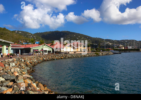 Charlotte Amalie Saint Thomas, îles Vierges américaines, l'île dans la mer des Caraïbes Banque D'Images