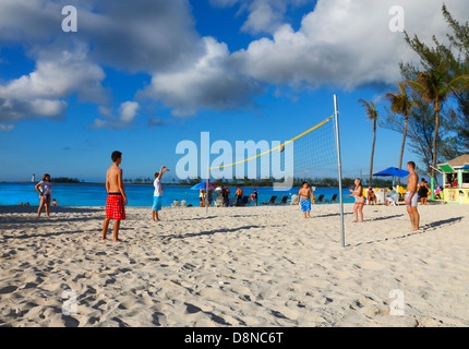 Nassau Junkanoo beach Banque D'Images