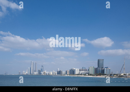 Skyline, Abu Dhabi, UAE Banque D'Images