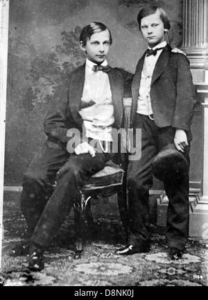 Princes Ludwig et Otto de Bavière Banque D'Images