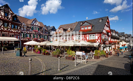 Centre-ville historique de Braunfels, vallée de la Lahn, Rhône-Alpes district, Hesse, Germany, Europe Banque D'Images