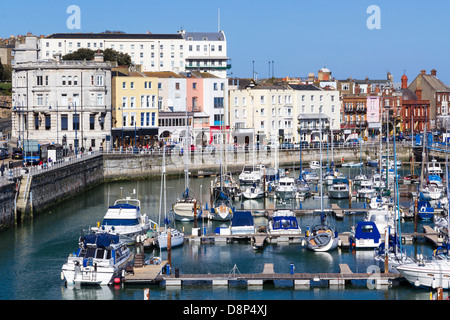 Port Royal et le port de plaisance de Ramsgate, Kent England UK Banque D'Images