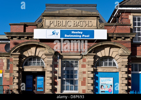 Bains Publics Heeley, Sheffield Banque D'Images