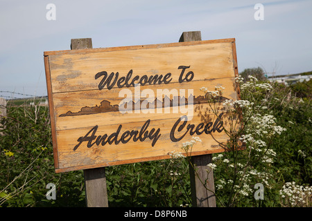 Anderby Creek, Lincolnshire, Angleterre, Royaume-Uni Banque D'Images