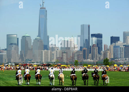 Jersey City, USA. 1er juin 2013. Sixième rapport de Veuve Clicquot Polo Classic le 1 juin 2013 à Jersey City Crédit : afp photo alliance/Alamy Live News Banque D'Images