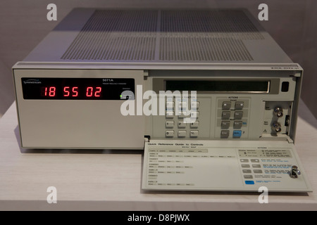 La fréquence de l'horloge atomique au césium Standard, ca 2012 Banque D'Images