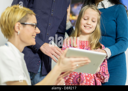 L'enfant au médecin Banque D'Images