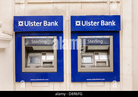 Ulster Bank Automatiques de billets (DAB) Banque D'Images