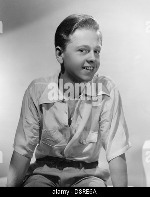 Acteur de l'adolescence Mickey Rooney, Portrait, 1937 Banque D'Images