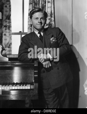 L'acteur Mickey Rooney, Portrait publicitaire, début des années 40 Banque D'Images