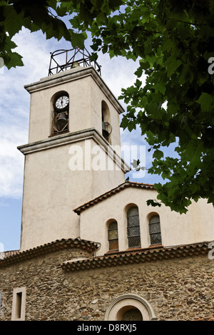 Dans l'église paroissiale Saint-Maxime, Côte d'Azur Banque D'Images