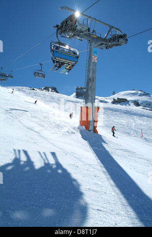 La société sur le mont Titlis Engelberg plus sur les Alpes Suisses Banque D'Images