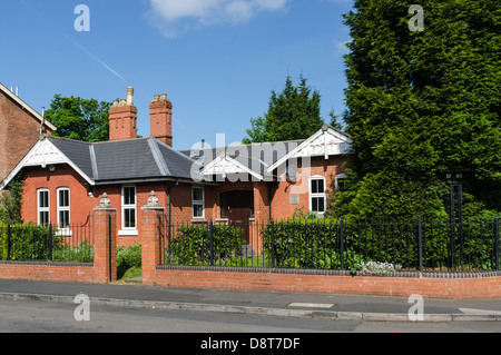 Le Lodge Gate Keepers House à Heathfield House, la maison de James Watt à Handsworth, Birmingham Banque D'Images